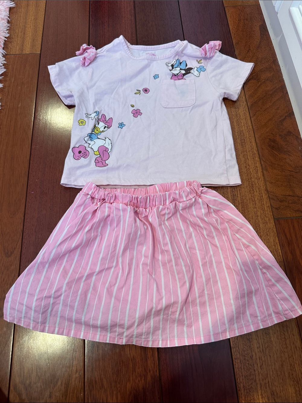 Cute girls Minnie Mouse skort set